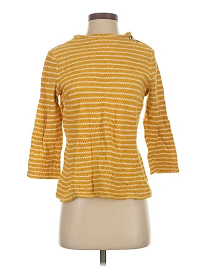 Pre-owned Talbots Pullover Sweater In Yellow