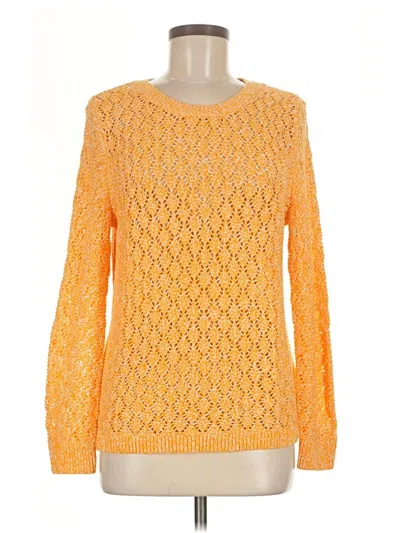 Pre-owned Talbots Pullover Sweater In Yellow