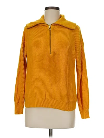 Pre-owned Talbots Pullover Sweater In Yellow