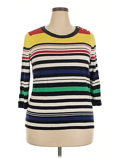 Pre-owned Talbots Pullover Sweater In Yellow