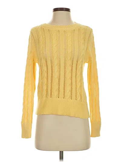 Pre-owned Talbots Pullover Sweater In Yellow