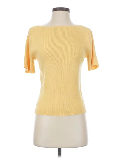 Pre-owned Talbots Pullover Sweater In Yellow