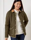 Talbots Quilted Barn Jacket - Deep Moss - 1x
