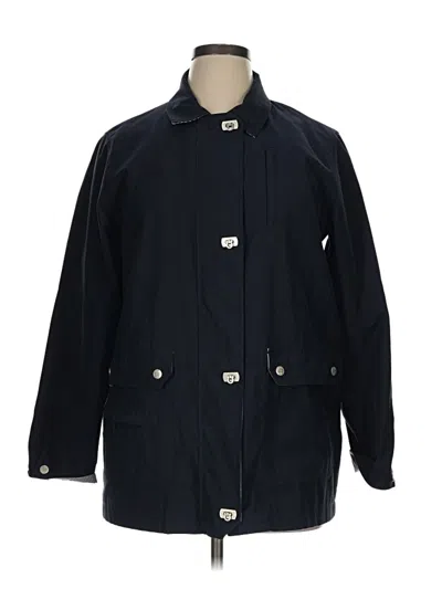 Pre-owned Talbots Raincoat In Blue