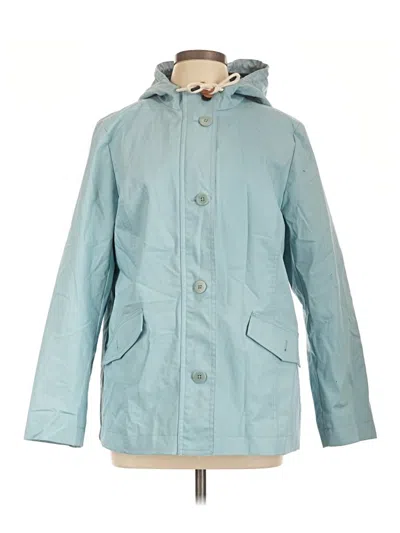 Pre-owned Talbots Raincoat In Blue
