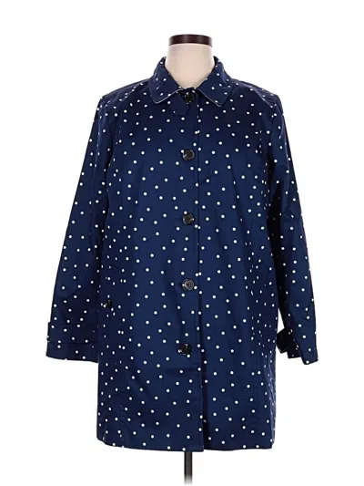 Pre-owned Talbots Raincoat In Blue