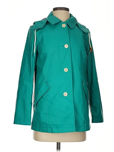 Pre-owned Talbots Raincoat In Green