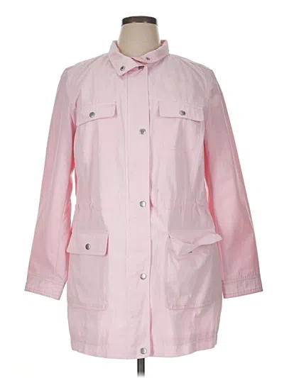 Pre-owned Talbots Raincoat In Pink
