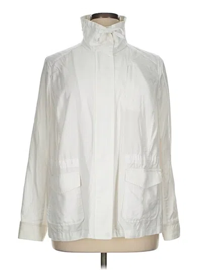 Pre-owned Talbots Raincoat In White