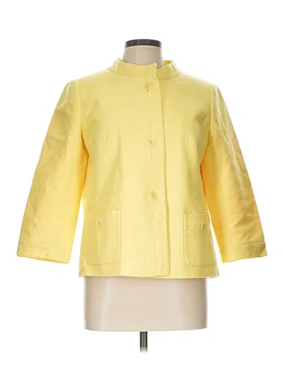 Pre-owned Talbots Raincoat In Yellow