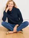 Talbots Relaxed Turtleneck Pullover Sweater - Blue - 3x