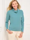 Talbots Relaxed Turtleneck Pullover Sweater - Blue Haze - 3x  In Blue Haze