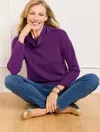 Talbots Relaxed Turtleneck Pullover Sweater - Rich Amethyst - 3x