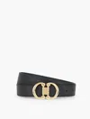 Talbots Reversible Belt - Black/indigo - Large  In Black,indigo