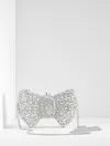 Talbots Rhinestone Bow Clutch - Clear - 001  In Transparent