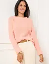 Talbots Ribbed Crewneck Sweater - Pink Ballet - 2x