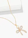 Talbots Ribbon Pearl Necklace - Ivory Pearl/gold - 001