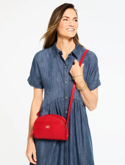 Talbots Rory Nappa Moon Crossbody Bag - Havana Tan - 001  In Brown