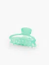 Talbots Rounded Hair Clip - Vineyard Green - 001  In Vineyard Green