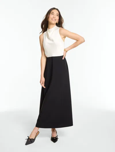Talbots Rsvp Charmeuse Crepe Dress - Black - 2