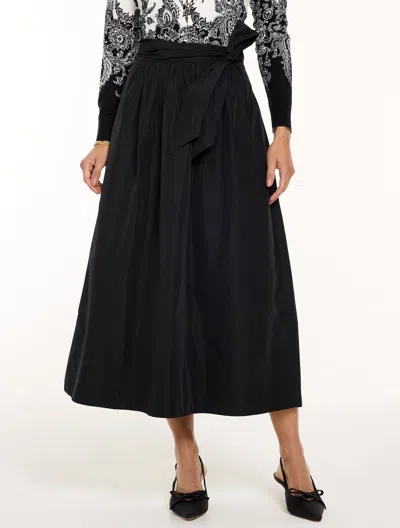 Talbots Rsvp Taffeta Skirt - Black - 2