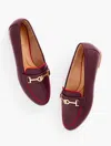 Talbots Ryan Bit Soft Nappa Leather Loafers - Rich Burgundy - 11m  In Rich Burgundy