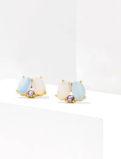Talbots Salacia Earrings - Lavender Dawn/gold - 001