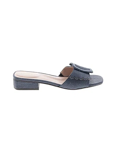 Pre-owned Talbots Sandals In Blue