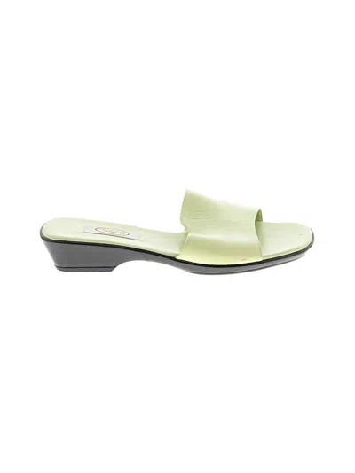 Pre-owned Talbots Sandals In Green