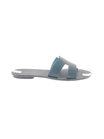 Pre-owned Talbots Sandals In Teal