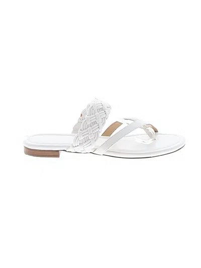 Pre-owned Talbots Sandals In White