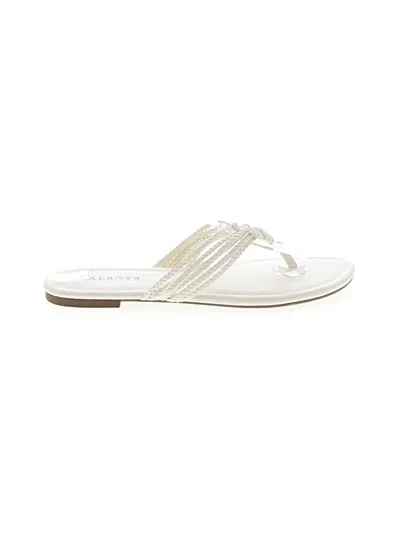 Pre-owned Talbots Sandals In White