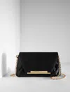 Talbots Satin Crossbody Bag - Black - 001  In Black