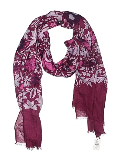 Pre-owned Talbots Scarf In Burgundy