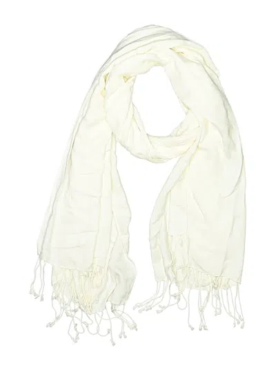Pre-owned Talbots Scarf In White