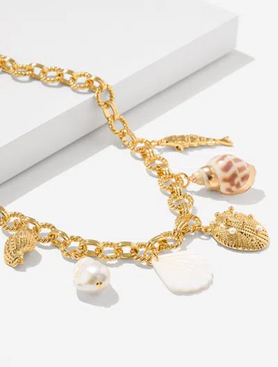 Talbots Seabrook Charm Necklace - Gold - 001