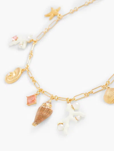 Talbots Sealife Charm Necklace - Ivory/gold - 001