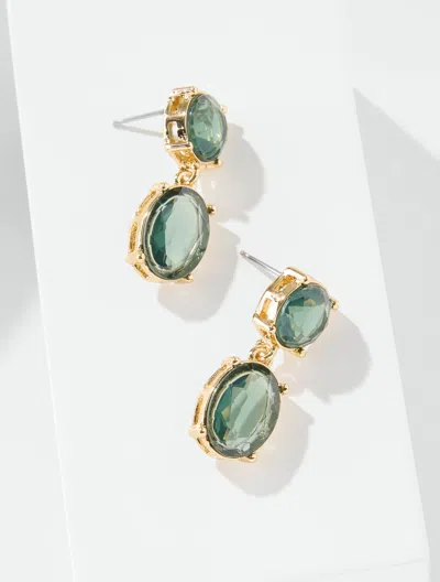 Talbots Seraphine Crystal Drop Earrings - Titan/gold - 001  In Titan,gold