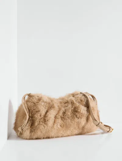 Talbots Serena Faux Fur Clutch - Neutral - 001