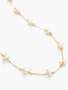 Talbots Serendipity Necklace - Milky Quartz Glass/gold - 001  In Milky Quartz Glass,gold