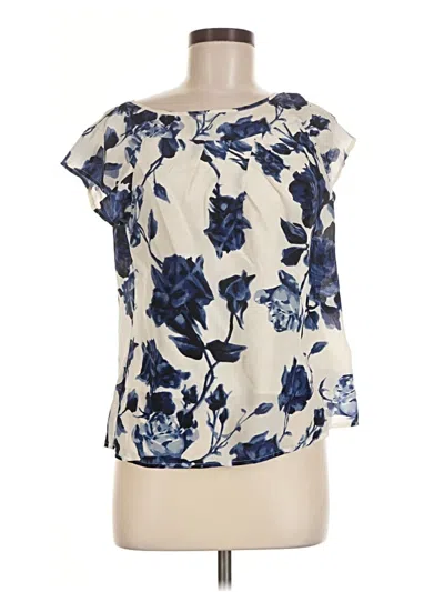 Talbots Short Sleeve Blouse In Ivory