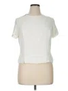 Talbots Short Sleeve Blouse In Ivory