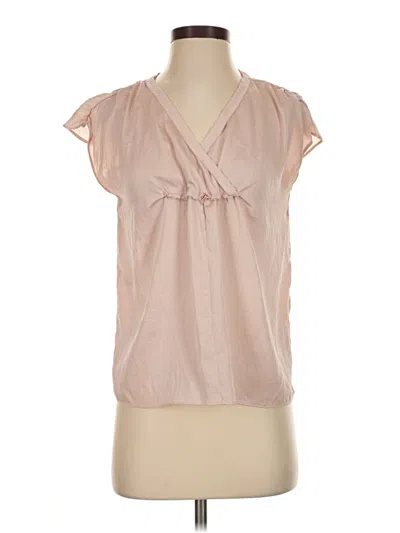 Pre-owned Talbots Short Sleeve Blouse In Pink