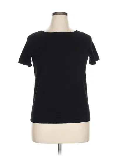 Pre-owned Talbots Short Sleeve T-shirt In Black