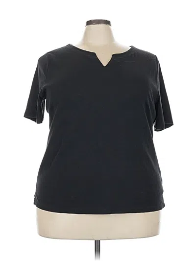 Pre-owned Talbots Short Sleeve T-shirt In Black