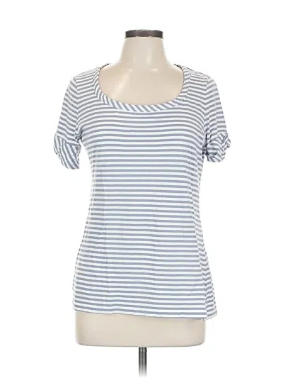 Pre-owned Talbots Short Sleeve T-shirt In Blue