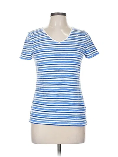 Pre-owned Talbots Short Sleeve T-shirt In Blue