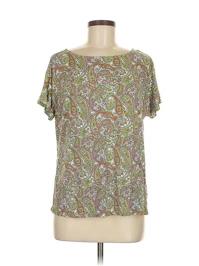 Pre-owned Talbots Short Sleeve T-shirt In Green