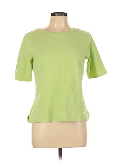 Pre-owned Talbots Short Sleeve T-shirt In Green