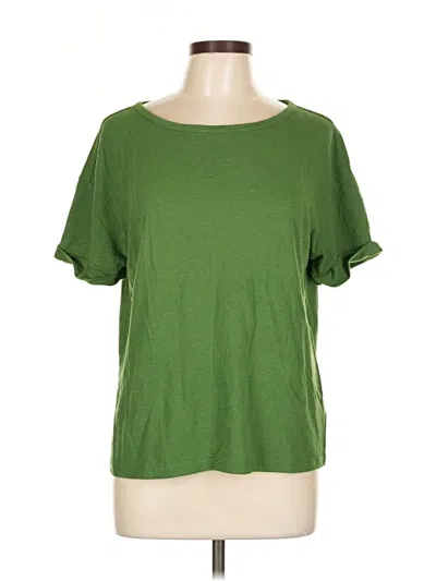 Pre-owned Talbots Short Sleeve T-shirt In Green